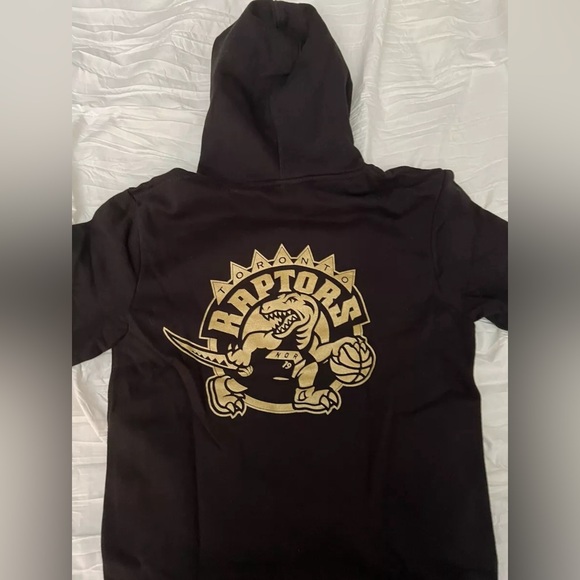 Toronto Raptors Black & Gold Medium Hoodie - Picture 2 of 3